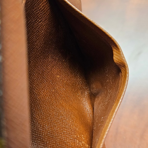 Authentic Louis Vuitton Monogram Porte Tresor Wallet Compact Bifold LV Vintage - Picture 5 of 7